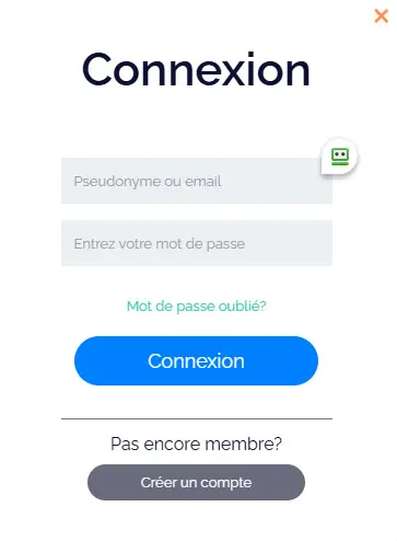 Connexion des membres du Ile De Casino