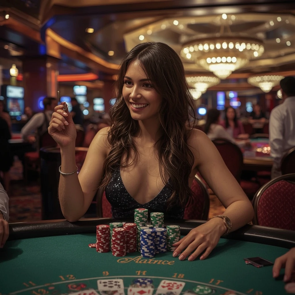 bonus dans les mains d'un homme au casino Ile De Casino