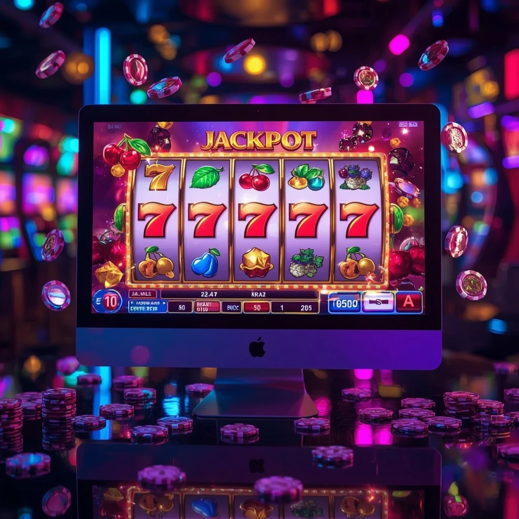 slots sur le moniteur Ile De Casino