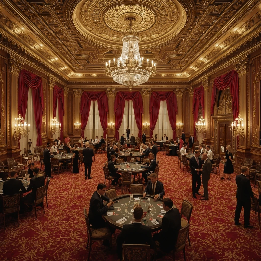 Le casino et le drapeau français ILE DE CASINO